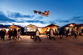Marché de Noël à Montreux (Suisse)