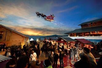 Marché de Noël à Montreux (Suisse)